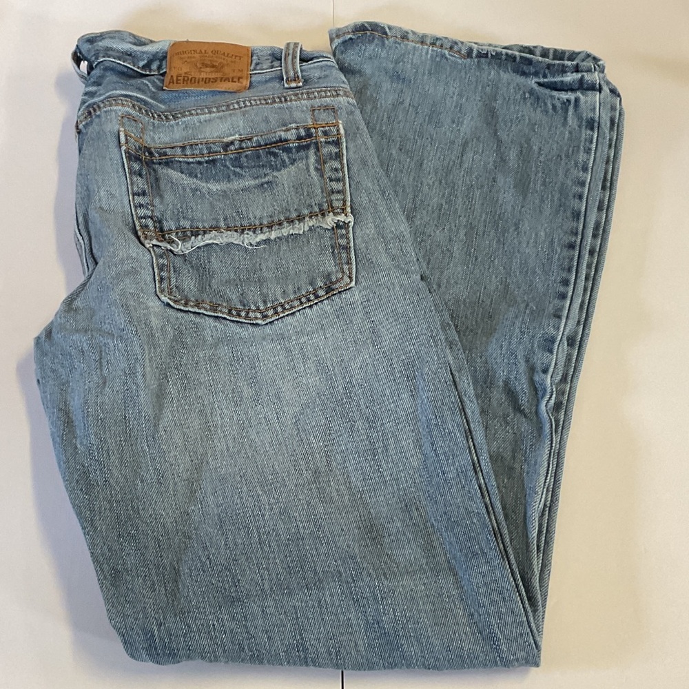 Aeropostale light wash boot cut jeans